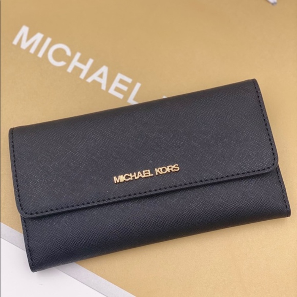 Michael Kors Trifold Wallet Black